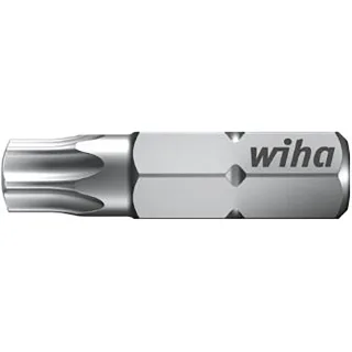 Wiha Bit Standard 25 mm TORX (T20) 2 Stück 1/4 zoll in Box - 10 Stück - 08423