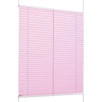 K-HOME Plissee Klemmfix FLORIDA Stripe mit patentiertem Design, Lichtschutz, ohne Bohren, verspannt, Klemmfix, patentiertes Design