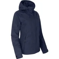 Bergson Regenjacke ROCKRIDER Damen Regenjacke, Netzfutter, 12000 mm Wassersäule, Kurzgrößen, peaco