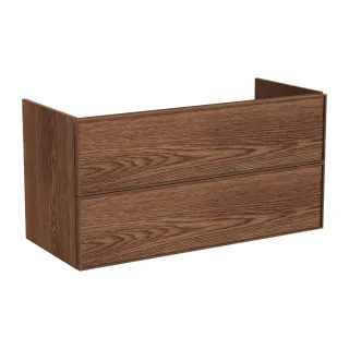 VitrA New Metropole Edge Waschtischunterschrank mit 2 Vollauszügen 118 x 52 x 60 cm (BxTxH),67372 67372