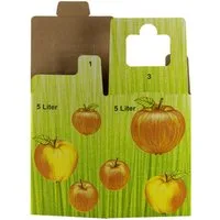 DEMA Entsafter Bag in Box Karton / Faltkarton für Wein / Saft, 5 Liter