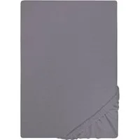 Biberna Spannbettlaken Leila, Jersey, Gummizug: rundum, (1 Stück), Bettlaken aus 100% Baumwolle, für Matratzenhöhen bis 22 cm