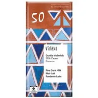 Vivani Süßigkeit Schokoladentafel - Dunkle Vollmilch 50% Cacao 80g