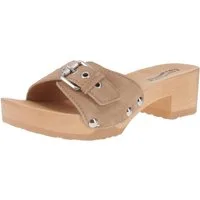 Softclox Softclox S3649 Pixie Kaschmir - Damen Pantolette - 04-Taupe Sandale