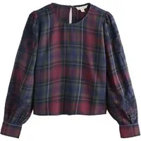 LAURA ASHLEY Karobluse Laura Ashley Co-Ord-Karobluse mit Stickerei (1-tlg)