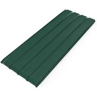 Mondeer Gartenhaus Wellplatten (12-tlg), BxT: 45.00x115.00 cm, Dachplatten Trapezblech verzinkt Profilblech