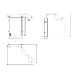 NRF W?rmetauscher Toyota Yaris P1 P2 54435