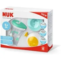 NUK Babyflasche NUK 3-in-1 Trinklernset Trainer Cup, Magic Cup, Action Cup