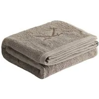 Sansibar Sylt Duschtuch Sansibar Sylt Badetuch Saunatuch Frottier-Serie „Classic“, mit hochwertiger Sansibar Säbel-Stickerei
