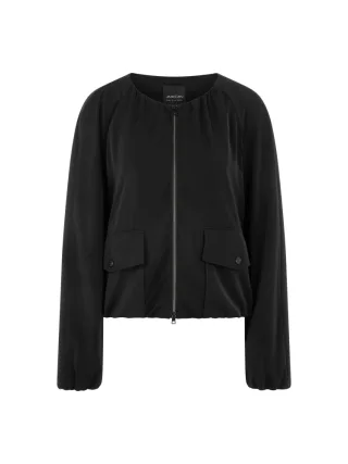 Marc Cain Sports - Femininer Blouson mit Raffungen black new - Gr. - 38