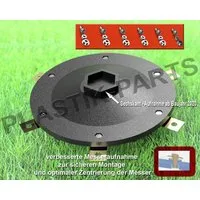 Plastik Parts Mährobotermesser Messerscheibe 6 Klingen Messerteller KRESS KR120 KR121 KR122 KR 120