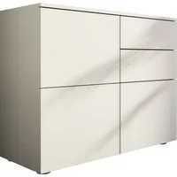 borchardt Möbel Kommode Rova, Sideboard Breite 93 cm, Push-To-Open, verstellbare Einlegeböden, viel Stauraum, Breite 93cm