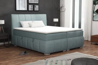 Boxspringbett Schlafzimmerbett VINCENZA 200x200cm inkl.Bettkasten