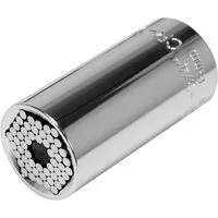TRIZERATOP Stecknuss Bussola universale 3/8" 7-19mm, Universelle Stecknuss 3/8" 7–19 mm, CrV-Stahl, Universelle Stecknuss 3/8" 7–19 mm, CrV-Stahl