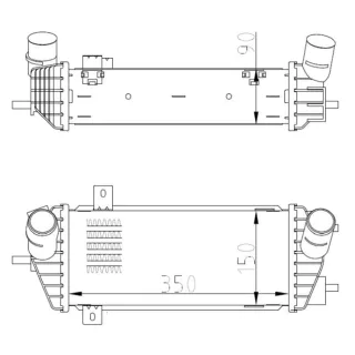 NRF Ladeluftk?hler Hyundai Tucson Kia Sportage 1,7