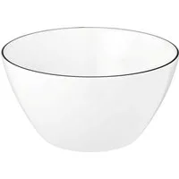 Seltmann Weiden Müslischale Lido Black Line, Porzellan, (1-tlg), Müslischale 15 cm
