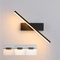 MUPOO LED Wandleuchte LED Wandlampe, Wandbeleuchtung 360° Drehbare Wandlicht Leseleuchte, 30/40/50 cm,LED fest integriert,für Wohnzimmer Schlafzimmer