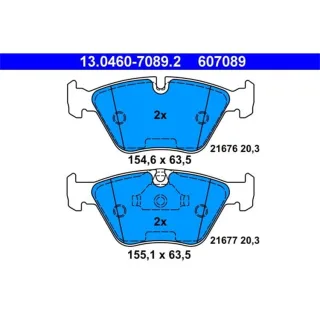 ATE Bremsbel?ge vorne BMW 5er E39 520 d - 535 i