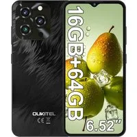 OUKITEL C3 Android 14 Handy Ohne Vertrag, 5000mAh, 6.52" HD Smartphone (16,56 cm/6.52 Zoll, 64 GB Speicherplatz, 13 MP Kamera, 4GB+64GB Speicher, 4G Dual SIM, 9,3mm dünn, GPS)