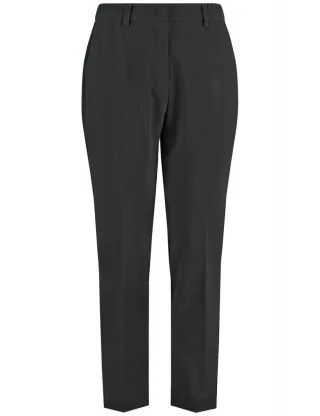 SAMOON - Verkürzte Hose - Greta schwarz - Gr. - 54