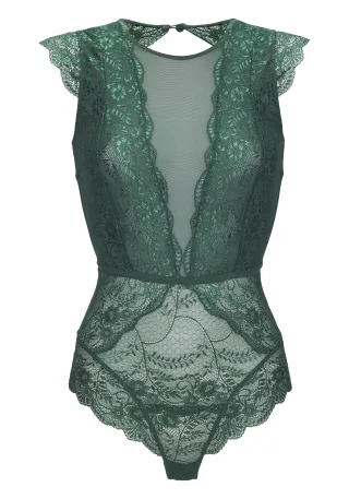 LASCANA - LASCANA Body fir green - Gr. - 34