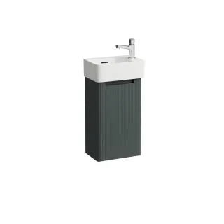 LAUFEN Waschtischunterschrank JUNA 205x315x515 1 Tür m. Griffmulde f.WT H815280 verkehrsgrau, H41156 H4115621092661