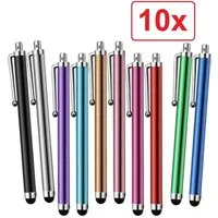 SpionProfi Eingabestift 10x Eingabestift Touchstift Handy Tablet Smartphone Universal TouchPen (10-St) Klein, handlich und ideal für präzises Tippen auf Touchscreen-Geräten