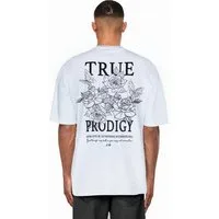 trueprodigy Oversize-Shirt Alex Logoprint Rundhals dicker Stoff