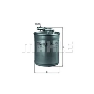 Mahle Kraftstofffilter Audi Seat Skoda VW KL494