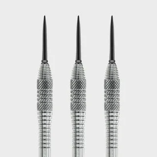 Steel Dart Barrel Tropfen Grip1 V3 - Silber / 21g