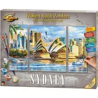 Schipper Malen nach Zahlen Meisterklasse Triptychon - Sydney, Made in Germany