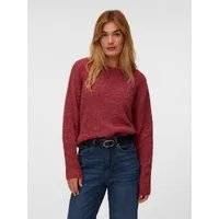 Vero Moda Strickpullover VMNOVAH LS O-NECK PULLOVER GA NOOS Materialmix, regular fit