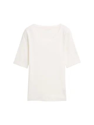 Tom Tailor - Basic T-Shirt whisper white - Gr. - S