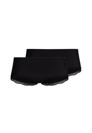 SKINY - Skiny Damen Pants 2er Pack Classicotton black - Gr. - 36