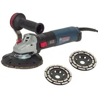 Bosch / Trongaard Winkelschleifer BETONSCHLEIFER / SANIERUNGSFRÄSE / PUTZFRÄSE 1.700W / 125mm, (Komplett-Set)