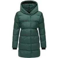 Ragwear Kurzmantel Niara stylischer, gesteppter Wintermantel mit gefütterter Kapuze
