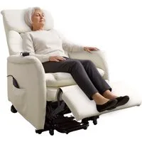 abc HOME Sessel Elektrisch, Massage, Aufstehfunktion, Liegefunktion, Elektrisch verstellbar