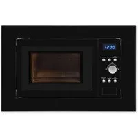 exquisit Einbau-Mikrowelle EMW 1770-G-D-030 schwarz, 17 l, 30 Sekunden maximale Leistung durch Schnellkoch-Funktion
