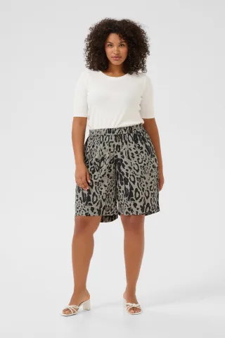 Shorts Regular fit Moonstruck / Black Animal black darkgrey