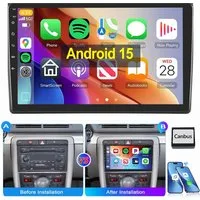 ESSGOO Für Audi A4 S4 RS4 B6 B7 SEAT EXEO CarPlay GPS SWC RDS Autoradio (RDS, Digitalradio (DAB), FM, AM, 2 DIN Carplay Bluetooth Rückfahrkamera(optional) Navigationsgeräte)