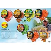 Behr Kunstköder Wafters Spar Set 8x12mm Hakenköder schwimmend 20g - 6 Aromen Karpfen, (6-St), Tolle Farben