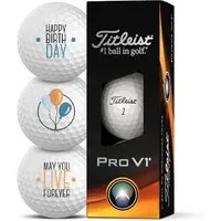 Titleist Golfball Pro V1 "Happy Birthday" Geburtstags Golfbälle (1-St)