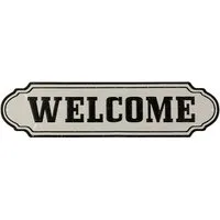 Moritz Metallschild Home Welcome Willkommen Zuhause Heim, Vintage Retro Deko Schild Metallschild Wandbild Schild