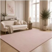the carpet Teppich kuschelig & Super Soft, Anti-Rutsch Unterseite, rechteckig, Höhe: 16 mm, Waschbar bis 30 Grad, Felloptik, Wohnzimmer Teppich, Kundenliebling