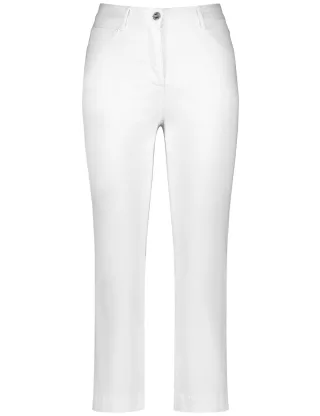 GERRY WEBER Collection - Verkürzte 7/8 Jeans off-white - Gr. - 36