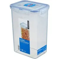 LOCK & LOCK Frischhaltedose Frischhaltedose 1,3 l Classic blau, Polypropylen und Silikon, (1-tlg), Frischhaltedose, Ø10,2cm, Polypropylen und Silikon