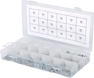 KS Tools Sortiment Zahn-Unterlegscheiben,M3-10, 720-tlg - 970.0240