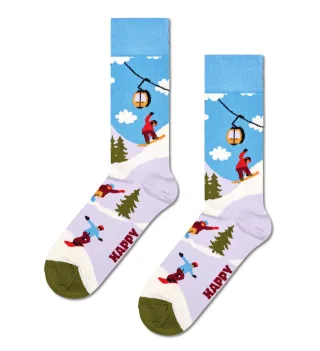 happy socks - Snowboard Sock Blau - Gr. - 38