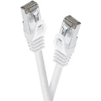 Celexon CAT 6A Patchkabel - S/FTP LAN-Kabel, (1000 cm), 10,0m, weiß