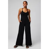 Fabletics Jumpsuit CLOUD JERSEY WIDE LEG ONESIE (1-tlg) mit weitem Bein